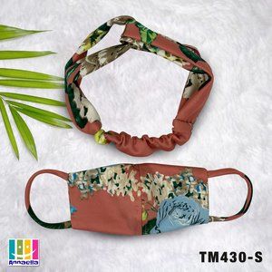 Annaella Headband / Turban & Face Mask Set, TM430S